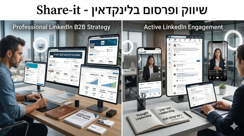 שיווק בלינקדאין — התהליך